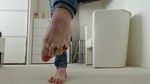 Wunschvideo für Stefan Füsse anbeten plus Bonus Gummibärchen von meinen Zehen naschen.